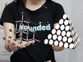 1億倍の世界 分子の模型を作ろう せつめい